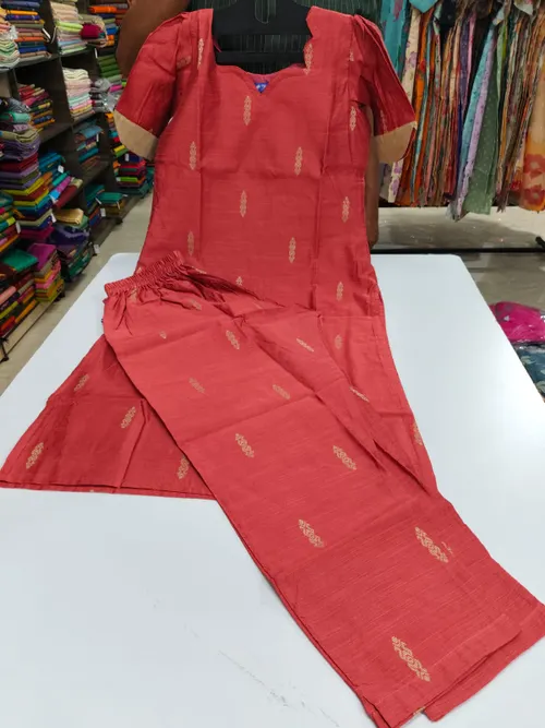 RAW SILK CO-ORD SET-RSC189