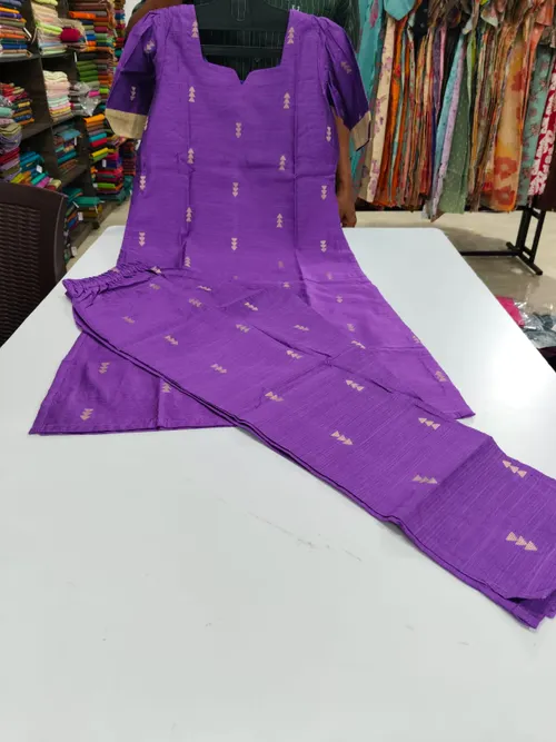 RAW SILK CO-ORD SET-RSC189