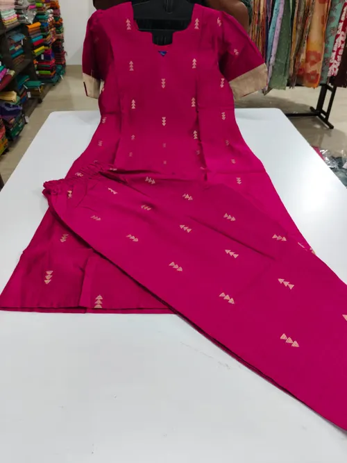 RAW SILK CO-ORD SET-RSC189