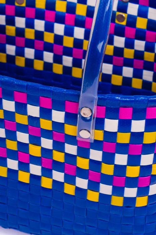 Blue chettinad lunch basket