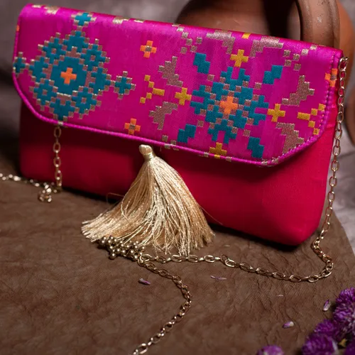 Pink Clutch Bag