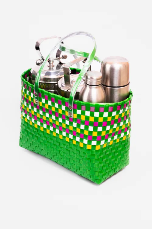 Green Chettinad Lunch Basket 