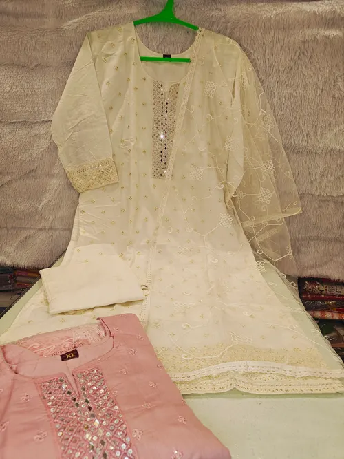 MIRROR WORK KURTI SET KS042