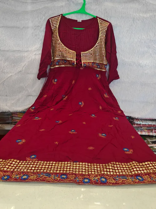 NECK HEAVY DESIGN ANARKALI KURTI AK17