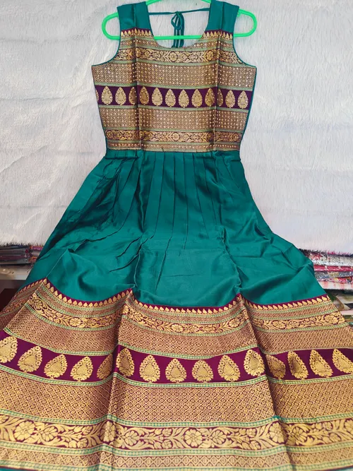 PEACOCK COLOUR ANARKALI KURTI AK09