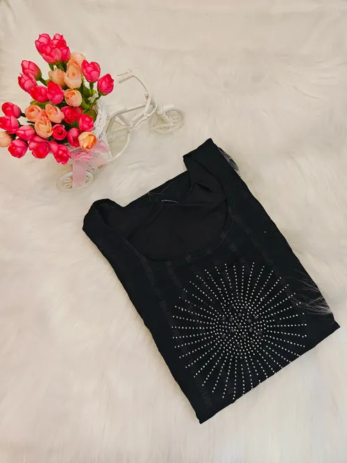 BLACK WITH STONES OK17