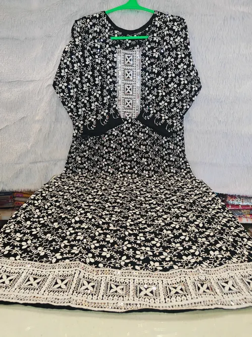 EMBIRODARY ANARKALI KURTIS AK05