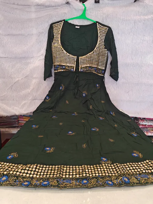 NECK HEAVY DESIGN ANARKALI KURTI AK17