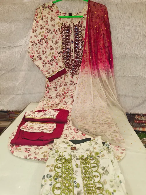U CUT KURTI SET KS035