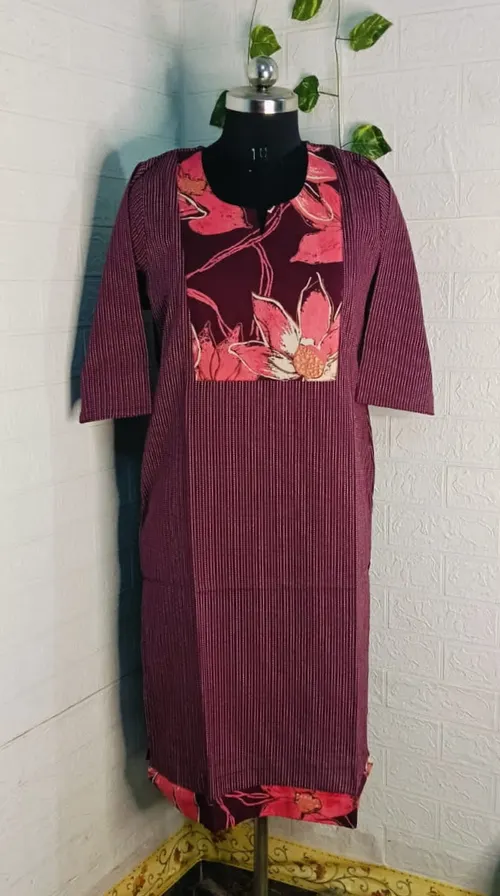 Kantha Cotton Kurti -KC14