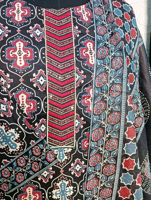 Premium cotton 3pc set/ SET007 - Black 