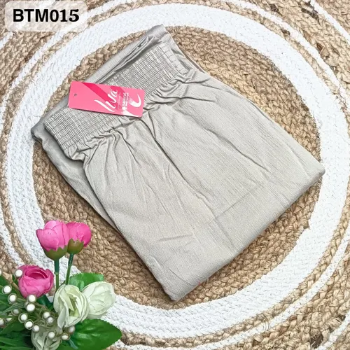 Live kurti pant - BTM015 / Silver beige colour 