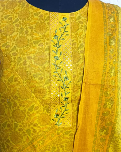 Premium cotton 3pc set / SET006 - Mustard 