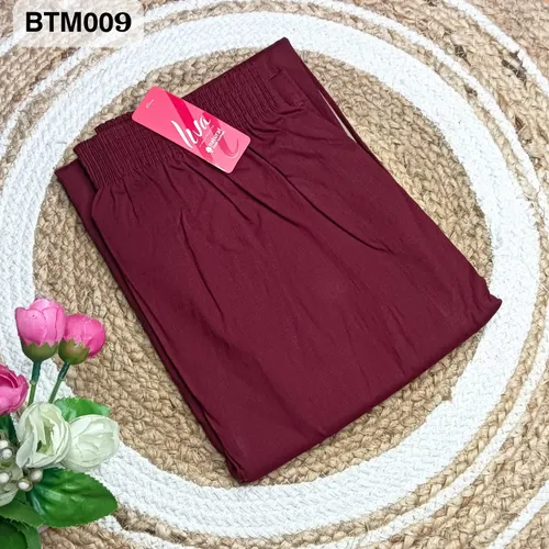 Liva kurti pant -BTM009 / Maroon