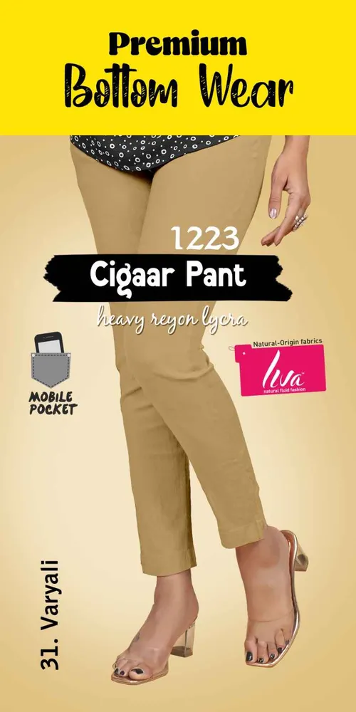 Liva kurti pant - BTM014 / Sandal colour 
