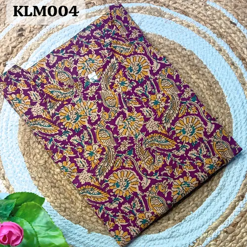 Kalamkari kurti - KLM004 / Purple 