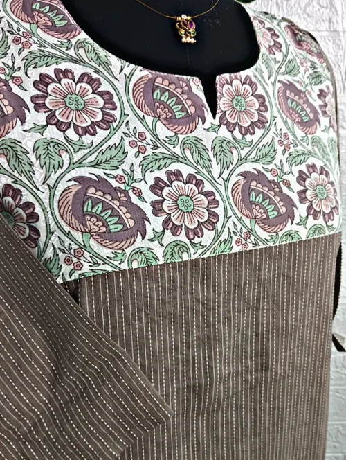 Kantha Cotton Kurtis KC05 - Chikku 