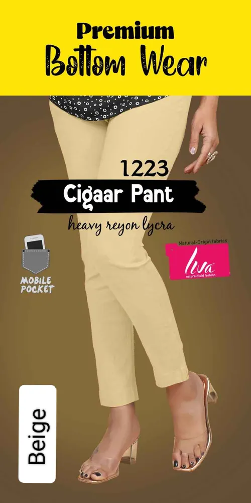 Liva Kurti pant - BTM007 / Beige colour 
