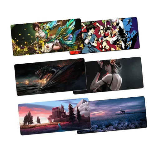 Attractive Printed Large Gaming Mouse Pad – Anti-Slip Rubber Desk Mat for Sublimation
