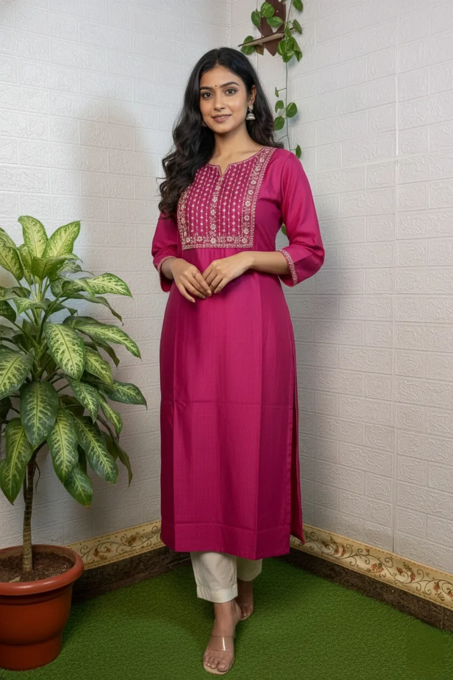 Silk kurti 
