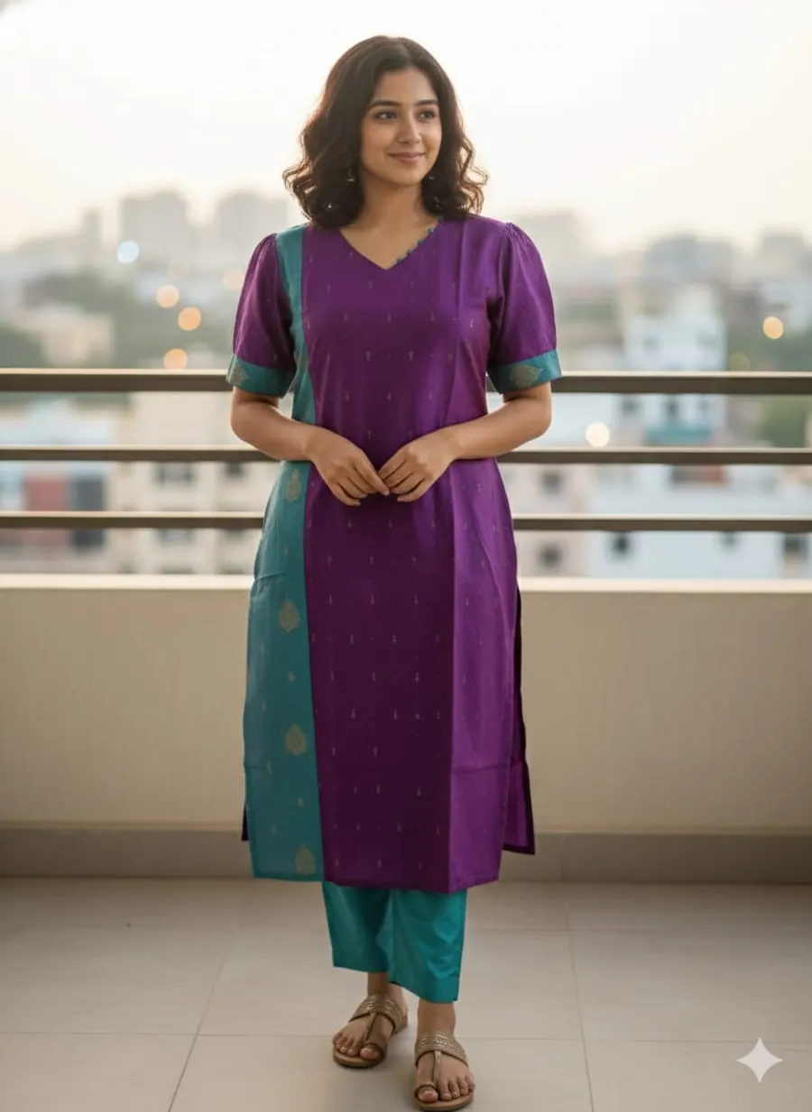 Silk kurti 